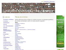Tablet Screenshot of links.energie-m.de
